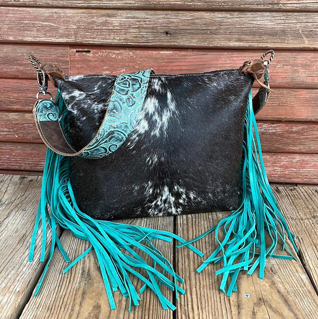 Annie - Salt/Pepper w/ Blank Slate-Annie-Western-Cowhide-Bags-Handmade-Products-Gifts-Dancing Cactus Designs