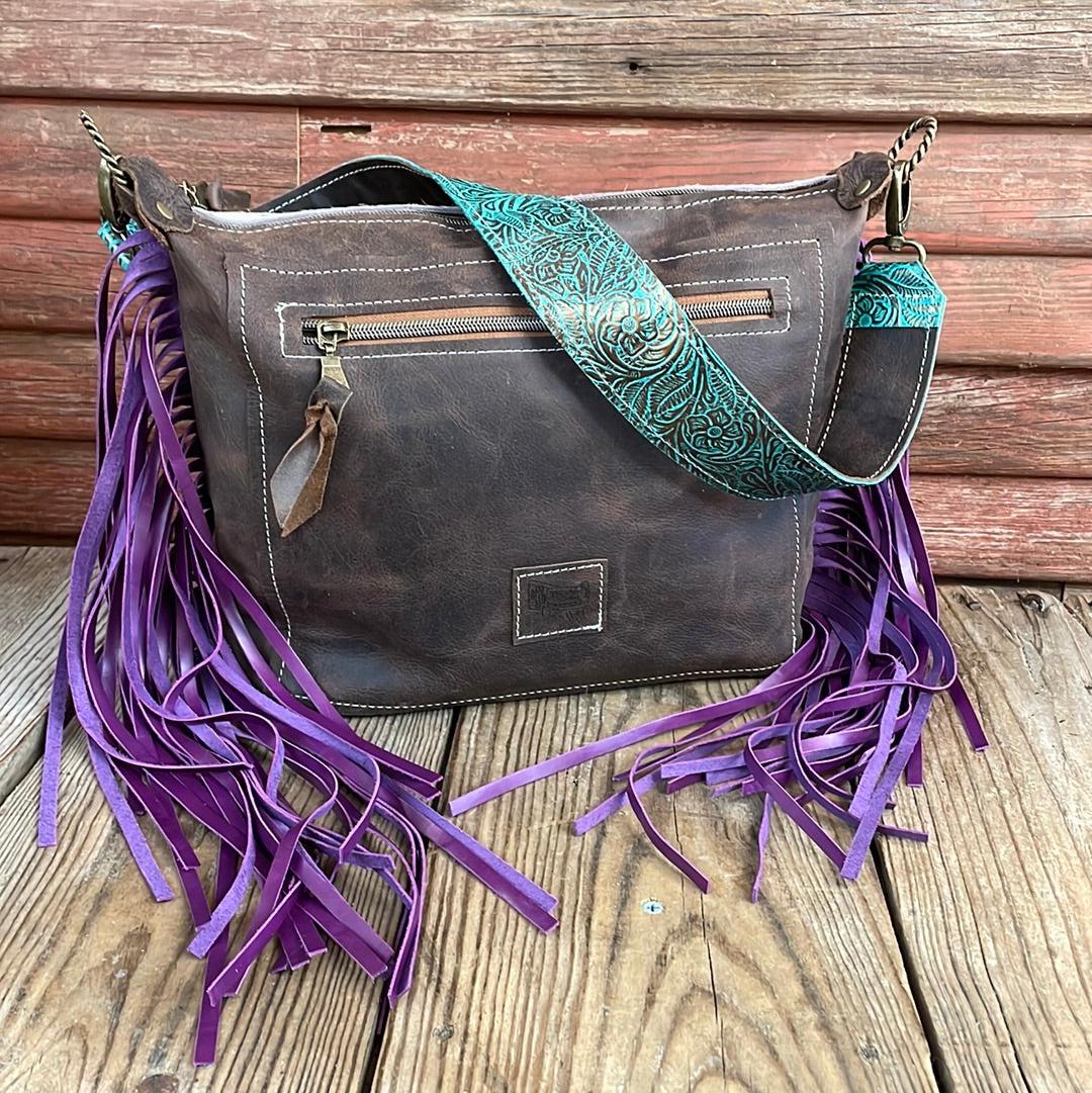 Annie - Tricolor Acid w/ Blank Slate-Annie-Western-Cowhide-Bags-Handmade-Products-Gifts-Dancing Cactus Designs