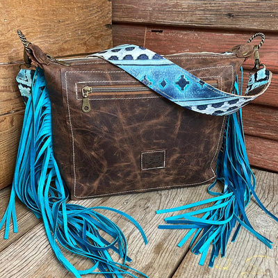 Annie - Tricolor w/ Glacier Park Navajo-Annie-Western-Cowhide-Bags-Handmade-Products-Gifts-Dancing Cactus Designs