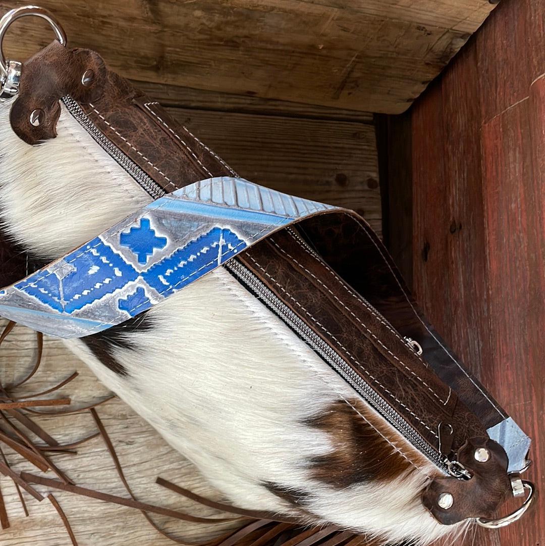 Annie - Tricolor w/ Rocky Mountain Navajo-Annie-Western-Cowhide-Bags-Handmade-Products-Gifts-Dancing Cactus Designs