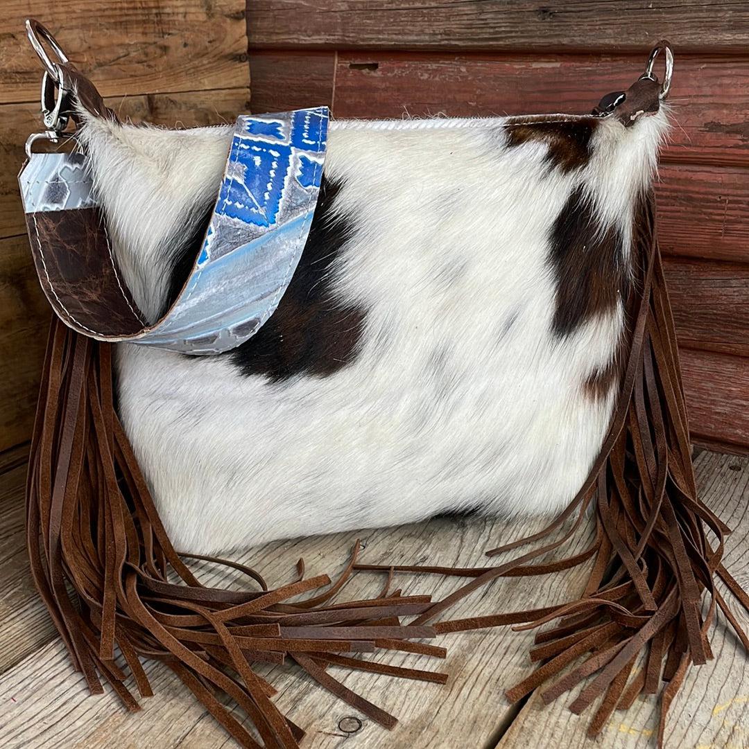 Annie - Tricolor w/ Rocky Mountain Navajo-Annie-Western-Cowhide-Bags-Handmade-Products-Gifts-Dancing Cactus Designs