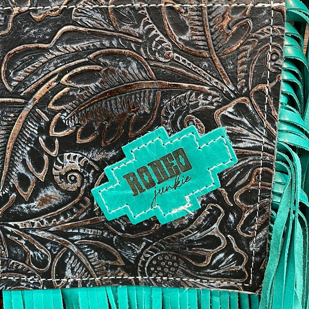Carrie - Black & White w/ Autumn Ash w/ Rodeo Junkie-Carrie-Western-Cowhide-Bags-Handmade-Products-Gifts-Dancing Cactus Designs