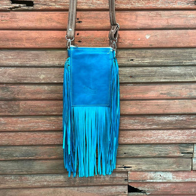 Carrie - Black & White w/ Tucson Sundown Aztec w/ cactus-Carrie-Western-Cowhide-Bags-Handmade-Products-Gifts-Dancing Cactus Designs