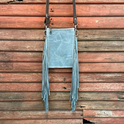 Carrie - Palomino w/ Turquoise Sand Croc-Carrie-Western-Cowhide-Bags-Handmade-Products-Gifts-Dancing Cactus Designs