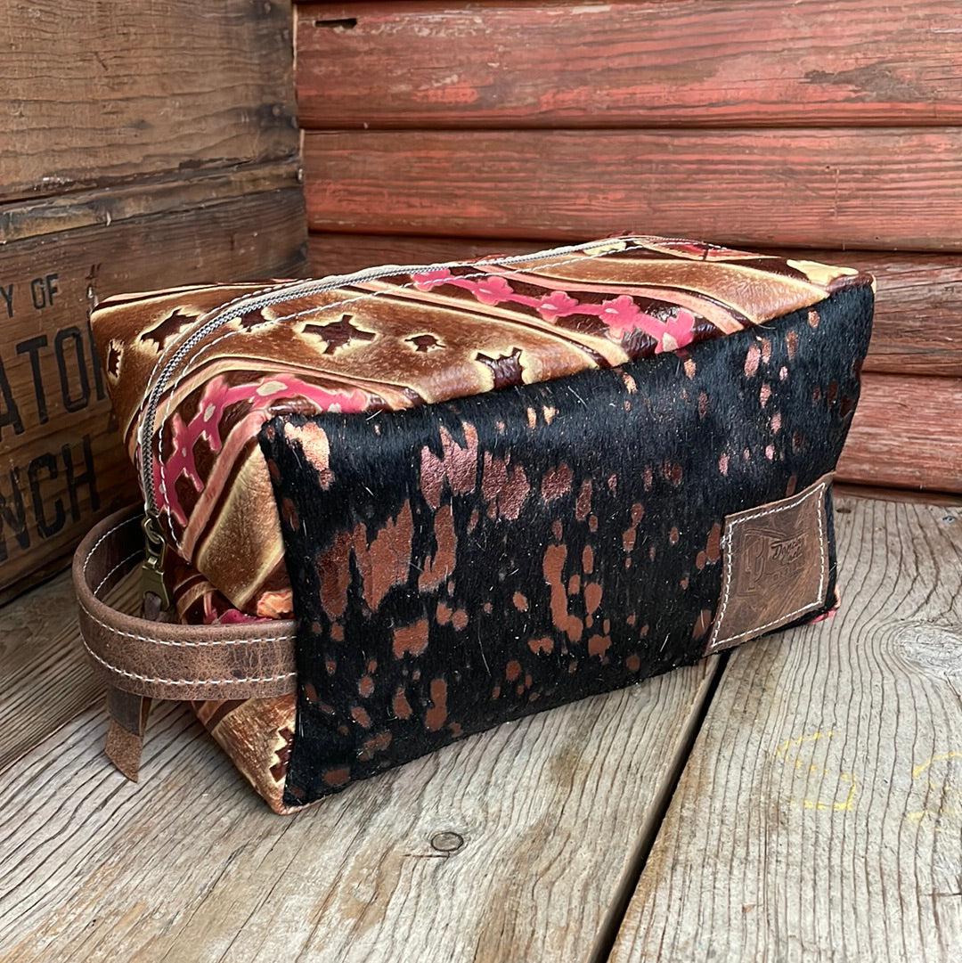 Dutton - Black & Copper Acid w/ Summit Fire Navajo-Dutton-Western-Cowhide-Bags-Handmade-Products-Gifts-Dancing Cactus Designs