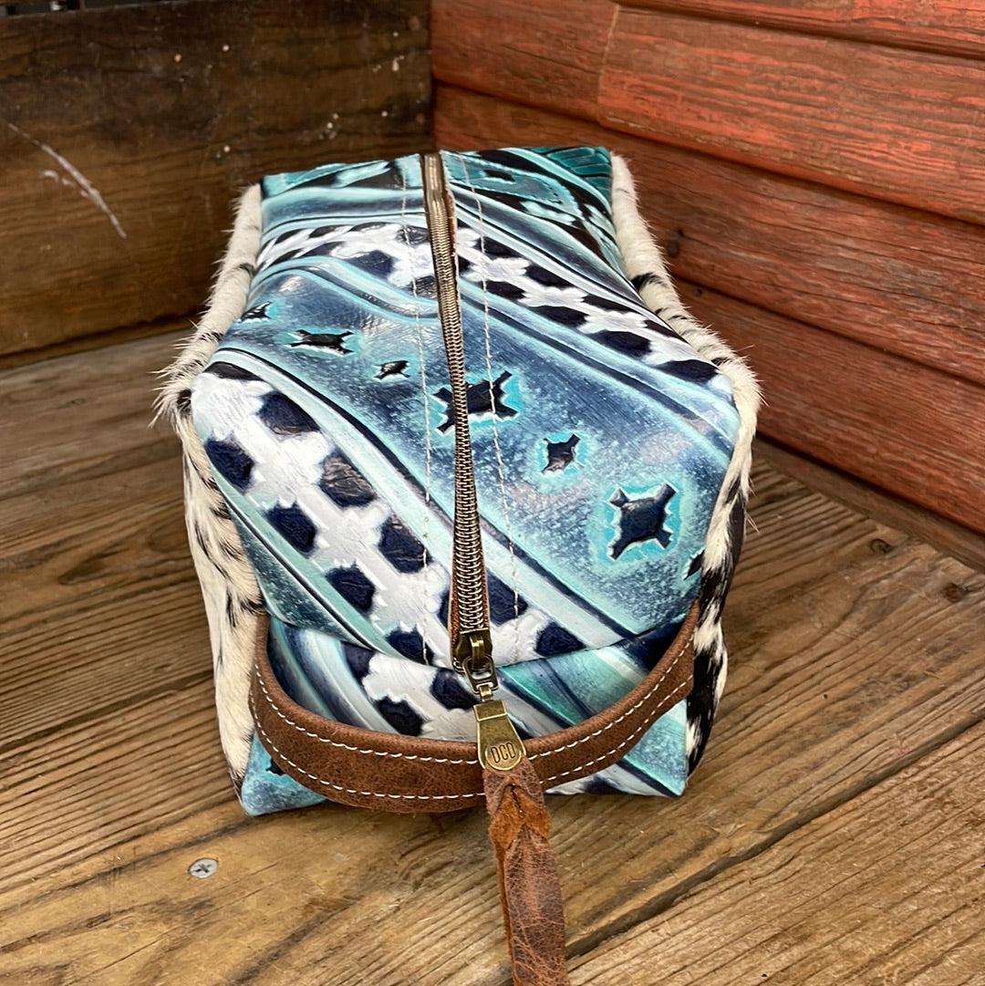 Dutton - Black & White w/ Glacier Park Navajo-Dutton-Western-Cowhide-Bags-Handmade-Products-Gifts-Dancing Cactus Designs