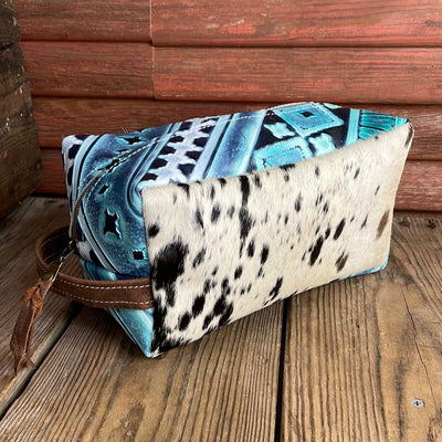 Dutton - Black & White w/ Glacier Park Navajo-Dutton-Western-Cowhide-Bags-Handmade-Products-Gifts-Dancing Cactus Designs