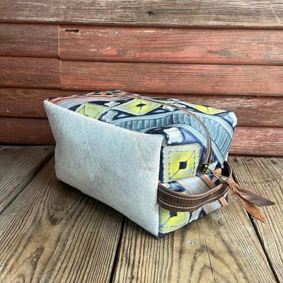 Dutton - Grey Brindle w/ Teton Sundown Navajo-Dutton-Western-Cowhide-Bags-Handmade-Products-Gifts-Dancing Cactus Designs