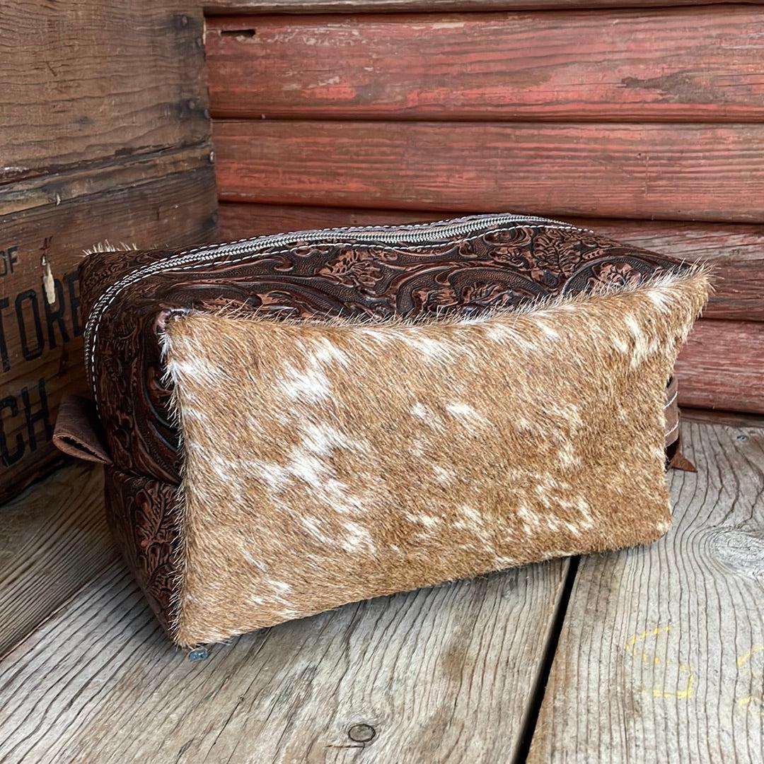 Dutton - Longhorn w/ Cowboy Tool-Dutton-Western-Cowhide-Bags-Handmade-Products-Gifts-Dancing Cactus Designs