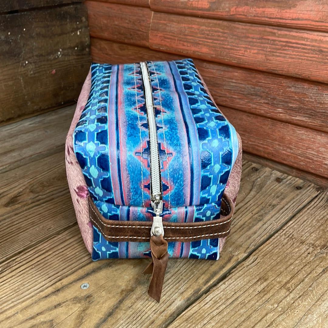 Dutton - Pink Acid w/ Tucson Sundown Navajo-Dutton-Western-Cowhide-Bags-Handmade-Products-Gifts-Dancing Cactus Designs