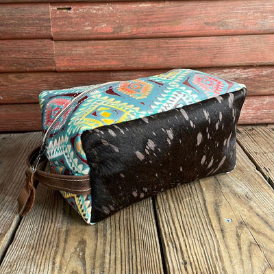 Dutton - Tricolor Acid w/ Rainbow Aztec-Dutton-Western-Cowhide-Bags-Handmade-Products-Gifts-Dancing Cactus Designs