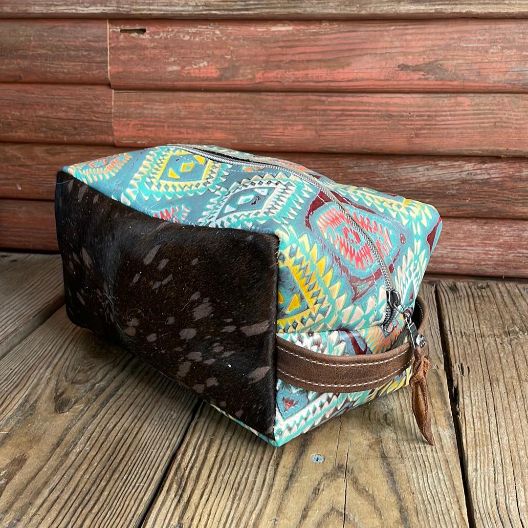 Dutton - Tricolor Acid w/ Rainbow Aztec-Dutton-Western-Cowhide-Bags-Handmade-Products-Gifts-Dancing Cactus Designs