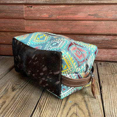Dutton - Tricolor Acid w/ Rainbow Aztec-Dutton-Western-Cowhide-Bags-Handmade-Products-Gifts-Dancing Cactus Designs