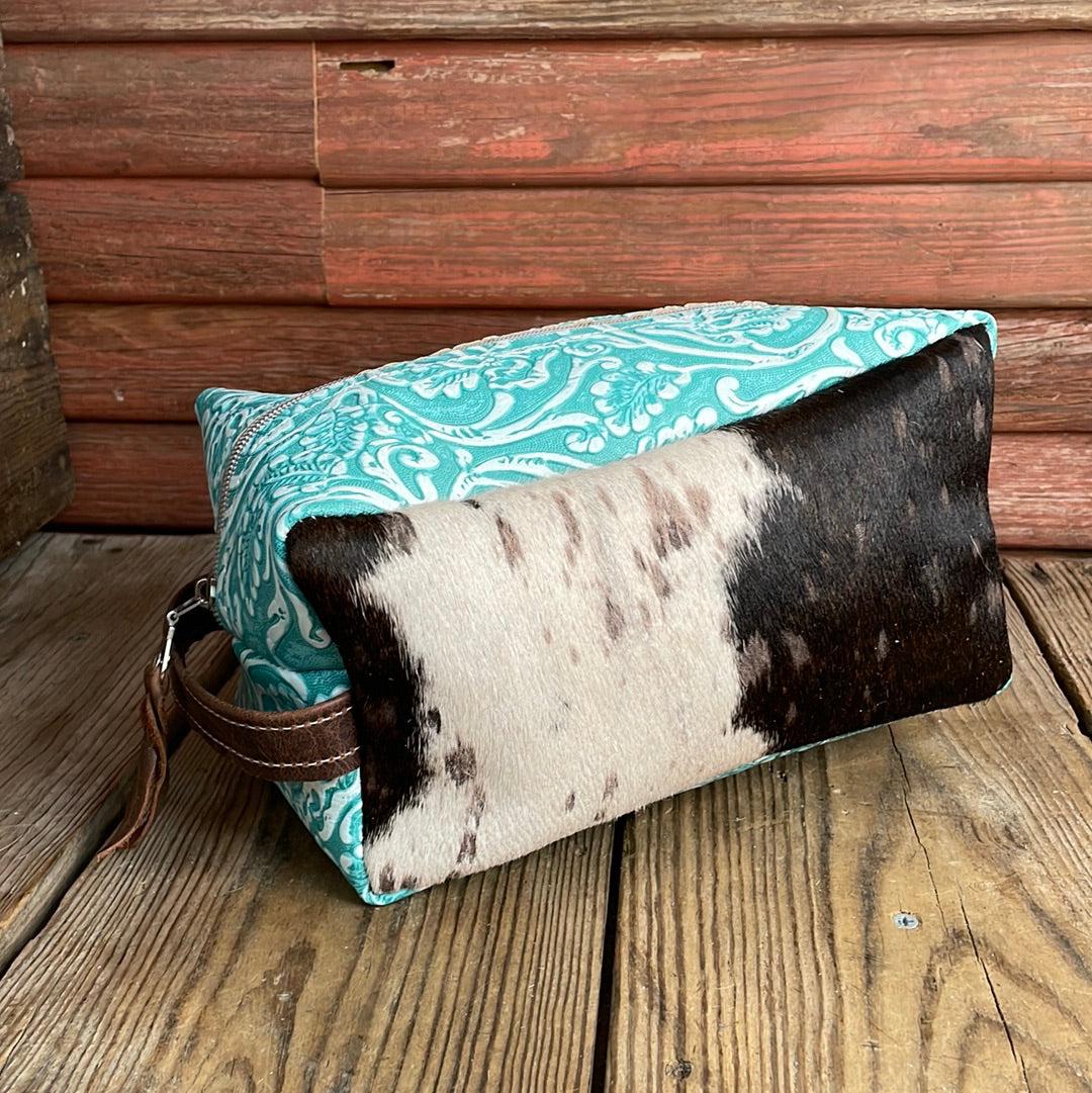 Dutton - Tricolor Acid w/ Turquoise Sand Tool-Dutton-Western-Cowhide-Bags-Handmade-Products-Gifts-Dancing Cactus Designs
