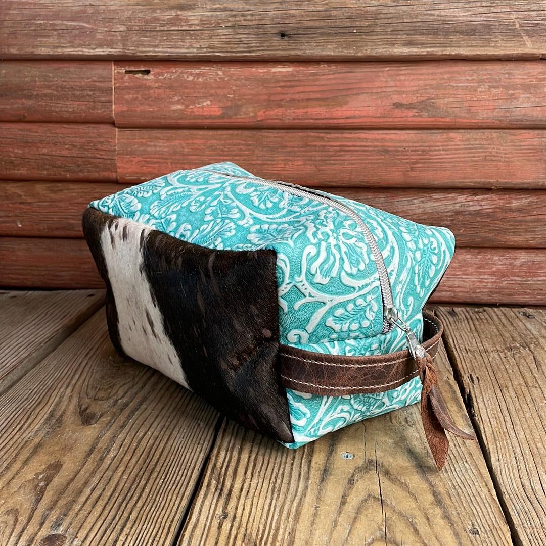 Dutton - Tricolor Acid w/ Turquoise Sand Tool-Dutton-Western-Cowhide-Bags-Handmade-Products-Gifts-Dancing Cactus Designs