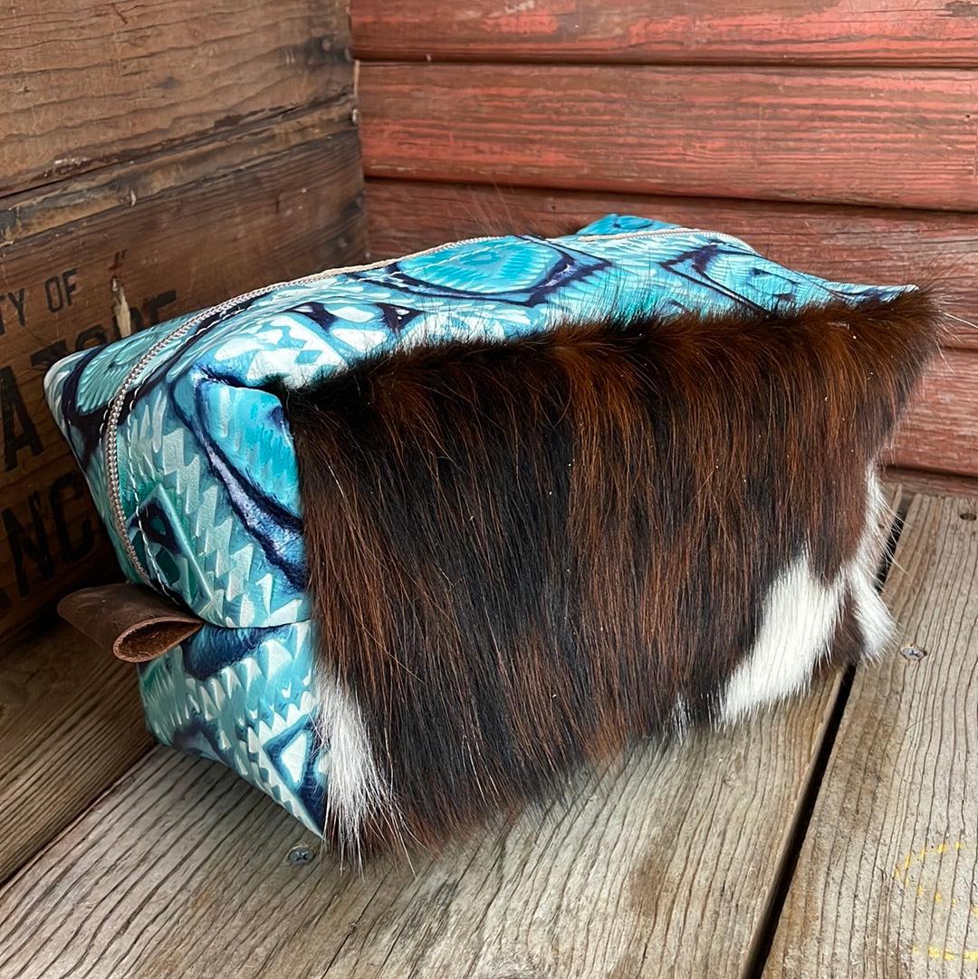 Dutton - Tricolor w/ Glacier Park Aztec-Dutton-Western-Cowhide-Bags-Handmade-Products-Gifts-Dancing Cactus Designs