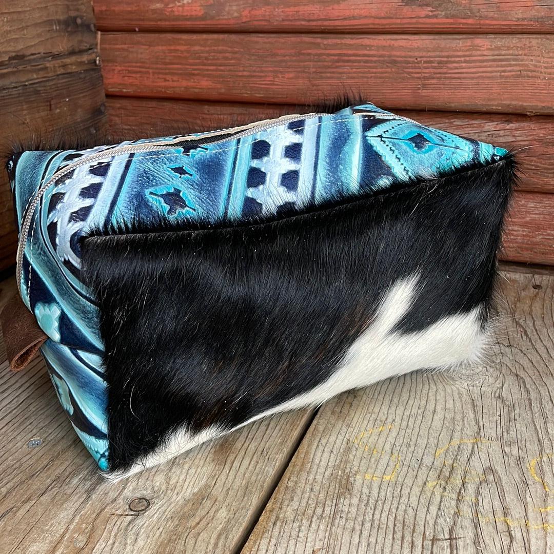 Dutton - Tricolor w/ Glacier Park Navajo-Dutton-Western-Cowhide-Bags-Handmade-Products-Gifts-Dancing Cactus Designs