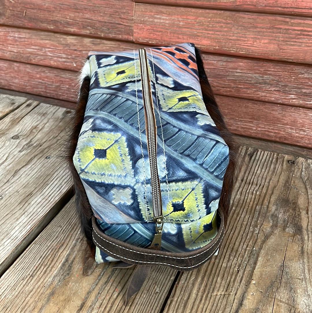 Dutton - Tricolor w/ Teton Sundown Navajo-Dutton-Western-Cowhide-Bags-Handmade-Products-Gifts-Dancing Cactus Designs
