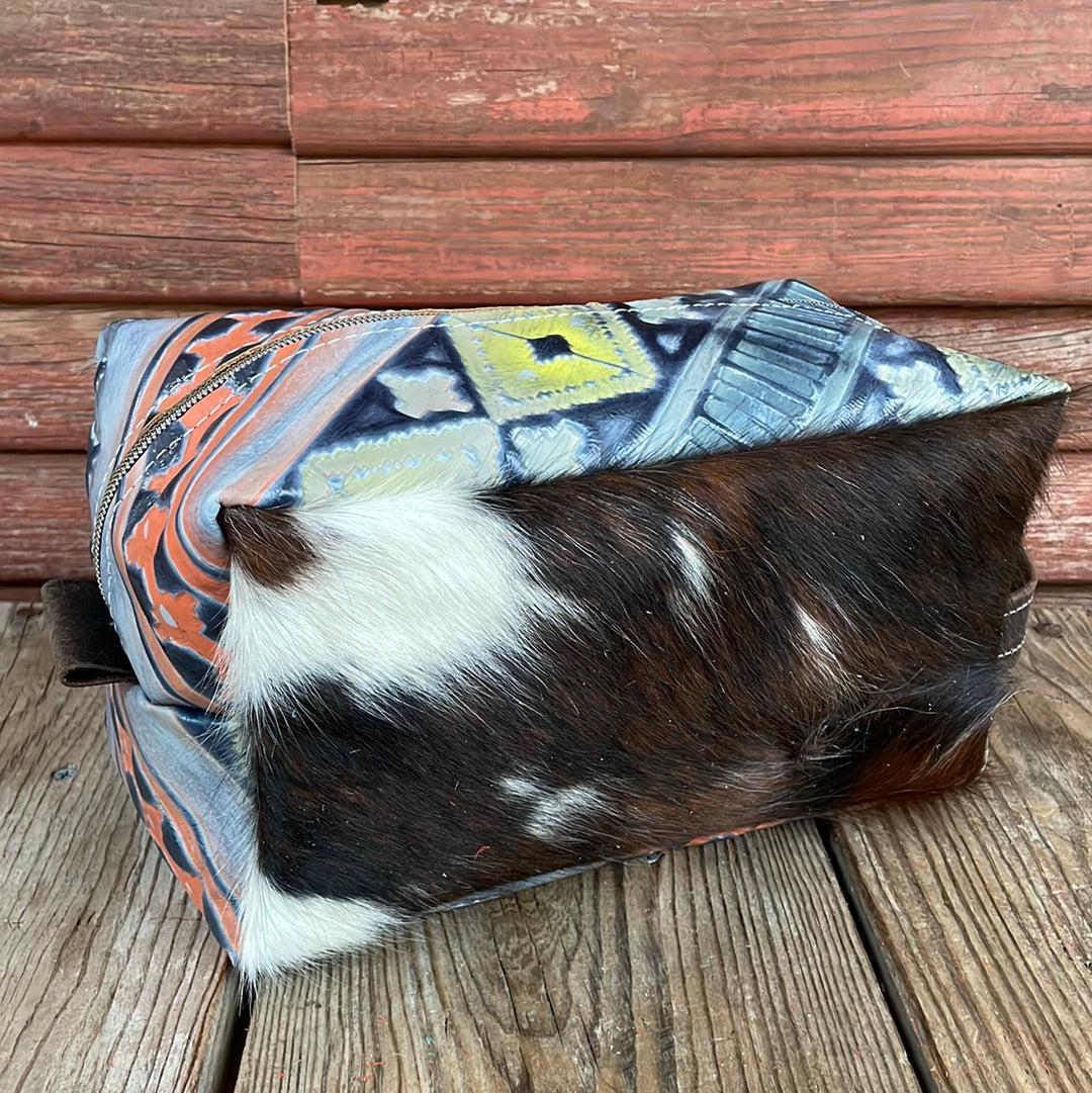 Dutton - Tricolor w/ Teton Sundown Navajo-Dutton-Western-Cowhide-Bags-Handmade-Products-Gifts-Dancing Cactus Designs