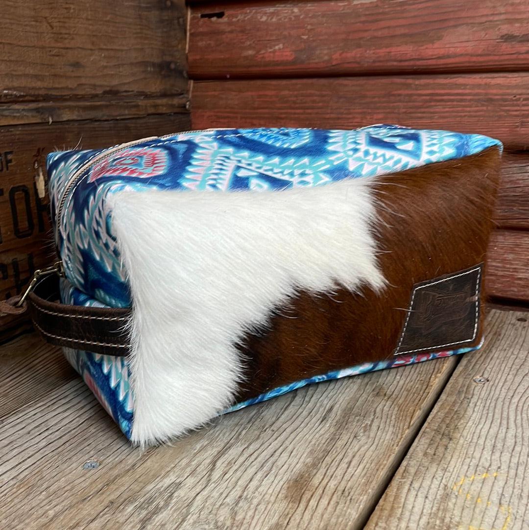 Dutton - Tricolor w/ Tucson Sundown Aztec-Dutton-Western-Cowhide-Bags-Handmade-Products-Gifts-Dancing Cactus Designs