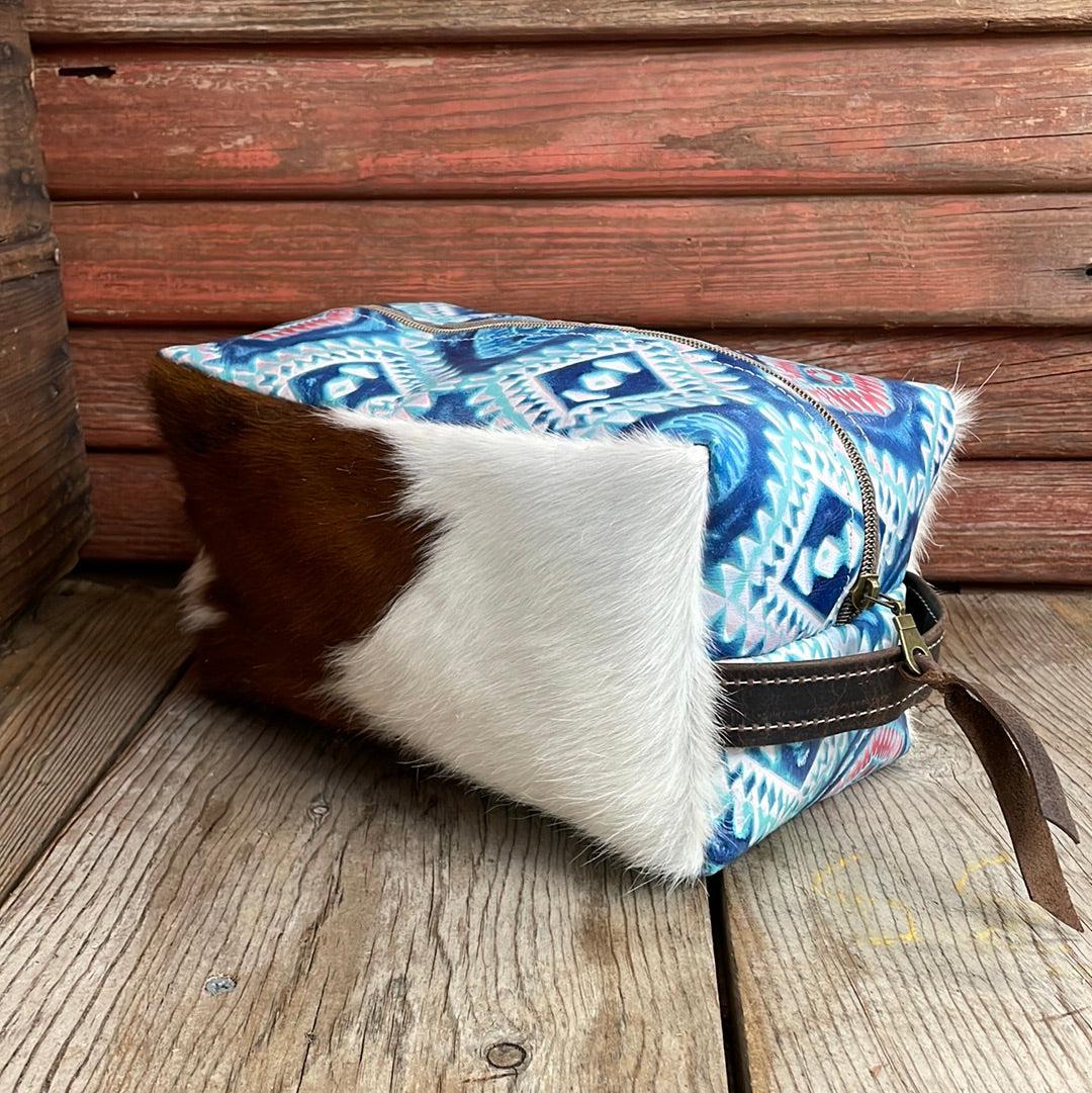 Dutton - Tricolor w/ Tucson Sundown Aztec-Dutton-Western-Cowhide-Bags-Handmade-Products-Gifts-Dancing Cactus Designs