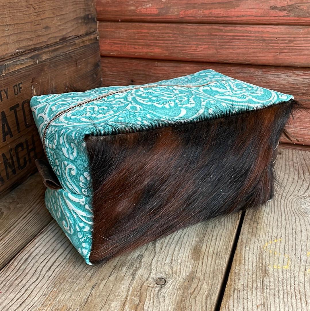 Dutton - Tricolor w/ Turquoise Sand Tool-Dutton-Western-Cowhide-Bags-Handmade-Products-Gifts-Dancing Cactus Designs