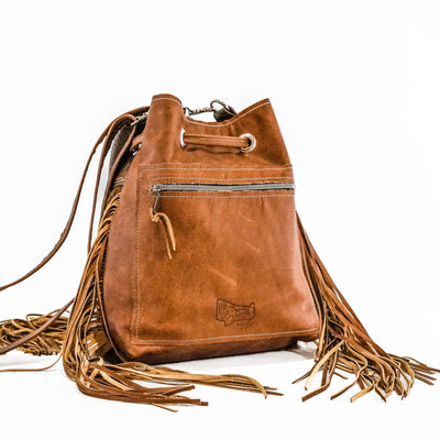 Gabby - Red Brindle w/ Chocolate Denver Tool-Gabby-Western-Cowhide-Bags-Handmade-Products-Gifts-Dancing Cactus Designs