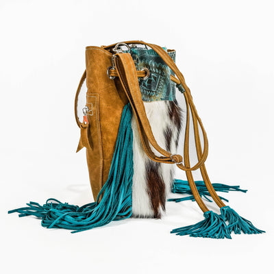 Gabby - Tricolor w/ Canyon Aztec-Gabby-Western-Cowhide-Bags-Handmade-Products-Gifts-Dancing Cactus Designs