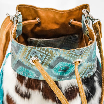 Gabby - Tricolor w/ Canyon Aztec-Gabby-Western-Cowhide-Bags-Handmade-Products-Gifts-Dancing Cactus Designs