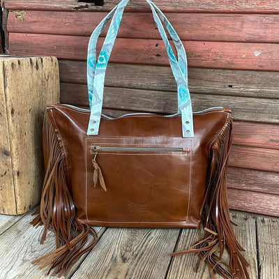 June - Dark Brindle w/ Blank Slate-June-Western-Cowhide-Bags-Handmade-Products-Gifts-Dancing Cactus Designs