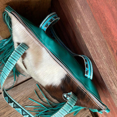 June - Tricolor w/ Blank Slate-June-Western-Cowhide-Bags-Handmade-Products-Gifts-Dancing Cactus Designs