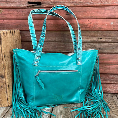 June - Tricolor w/ Blank Slate-June-Western-Cowhide-Bags-Handmade-Products-Gifts-Dancing Cactus Designs