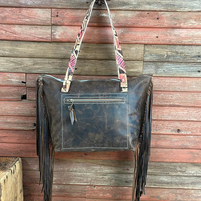 June - Tricolor w/ Summit Fire Navajo-June-Western-Cowhide-Bags-Handmade-Products-Gifts-Dancing Cactus Designs