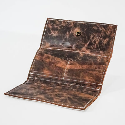 Kacey Wallet - Exotic Longhorn-Kacey Wallet-Western-Cowhide-Bags-Handmade-Products-Gifts-Dancing Cactus Designs