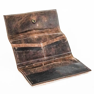 Kacey Wallet - Highlander-Kacey Wallet-Western-Cowhide-Bags-Handmade-Products-Gifts-Dancing Cactus Designs