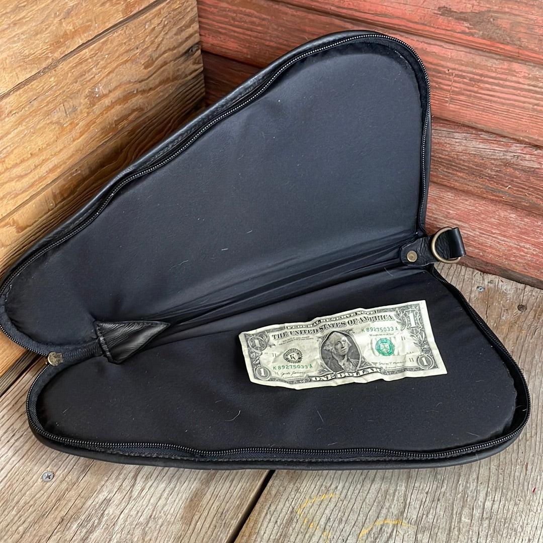 Large Pistol Case - Cowhide w/-Large Pistol Case-Western-Cowhide-Bags-Handmade-Products-Gifts-Dancing Cactus Designs