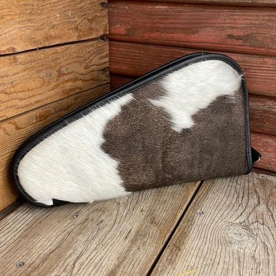 Large Pistol Case - Cowhide w/-Large Pistol Case-Western-Cowhide-Bags-Handmade-Products-Gifts-Dancing Cactus Designs