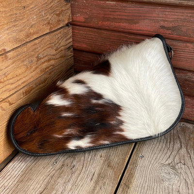 Large Pistol Case - Cowhide w/-Large Pistol Case-Western-Cowhide-Bags-Handmade-Products-Gifts-Dancing Cactus Designs