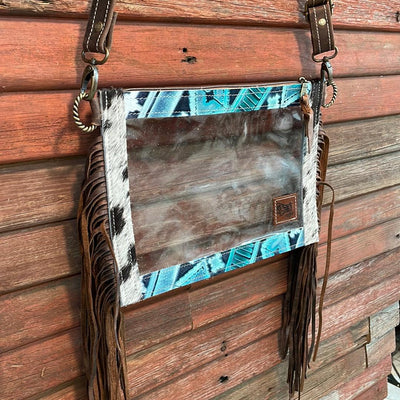 Loretta - Black & White w/ Glacier Park Navajo-Loretta-Western-Cowhide-Bags-Handmade-Products-Gifts-Dancing Cactus Designs