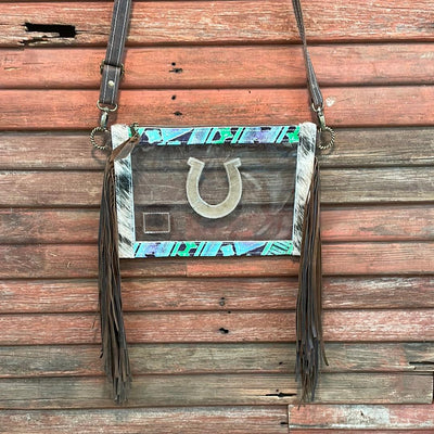 Loretta - Brindle w/ 90's Party Navajo-Loretta-Western-Cowhide-Bags-Handmade-Products-Gifts-Dancing Cactus Designs