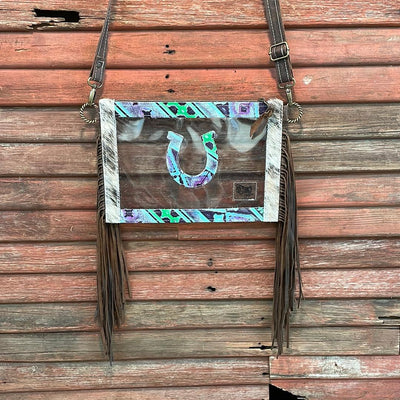 Loretta - Brindle w/ 90's Party Navajo-Loretta-Western-Cowhide-Bags-Handmade-Products-Gifts-Dancing Cactus Designs
