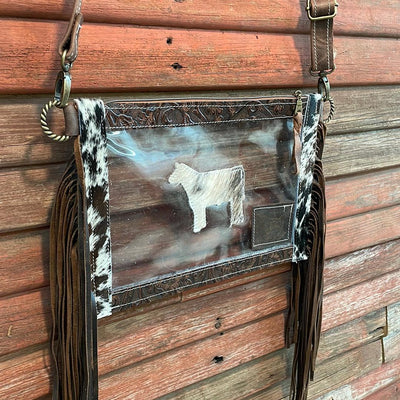 Loretta - Brindle w/ Cowboy Tool-Loretta-Western-Cowhide-Bags-Handmade-Products-Gifts-Dancing Cactus Designs