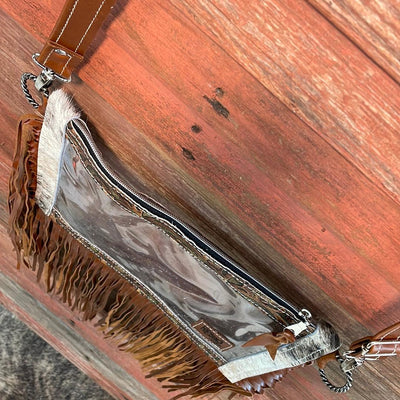 Loretta - Brindle w/ Wyoming Tool-Loretta-Western-Cowhide-Bags-Handmade-Products-Gifts-Dancing Cactus Designs