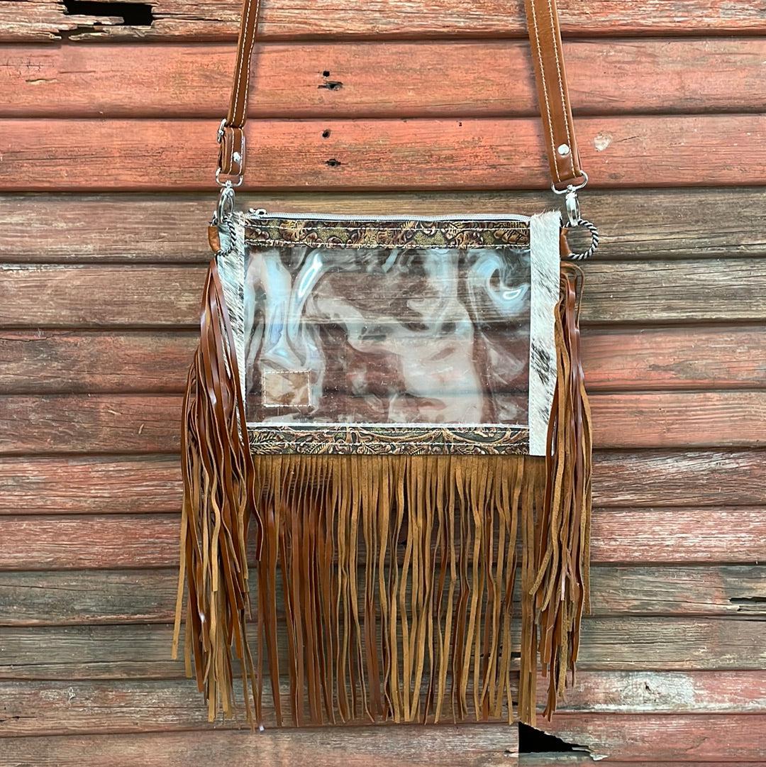 Loretta - Brindle w/ Wyoming Tool-Loretta-Western-Cowhide-Bags-Handmade-Products-Gifts-Dancing Cactus Designs