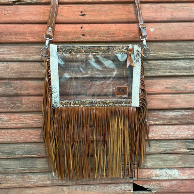 Loretta - Brindle w/ Wyoming Tool-Loretta-Western-Cowhide-Bags-Handmade-Products-Gifts-Dancing Cactus Designs