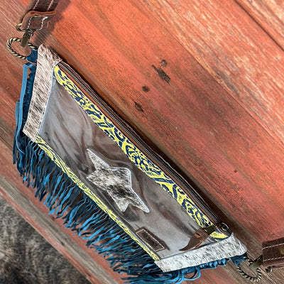 Loretta - Brindle w/ Yellowstone River-Loretta-Western-Cowhide-Bags-Handmade-Products-Gifts-Dancing Cactus Designs