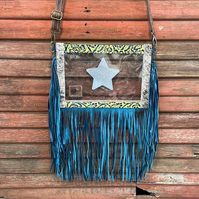 Loretta - Brindle w/ Yellowstone River-Loretta-Western-Cowhide-Bags-Handmade-Products-Gifts-Dancing Cactus Designs