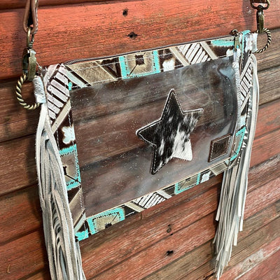 Loretta - No Hide w/ Cocoa Navajo-Loretta-Western-Cowhide-Bags-Handmade-Products-Gifts-Dancing Cactus Designs