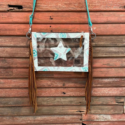 Loretta - No Hide w/ Turquoise Sand Aztec-Loretta-Western-Cowhide-Bags-Handmade-Products-Gifts-Dancing Cactus Designs