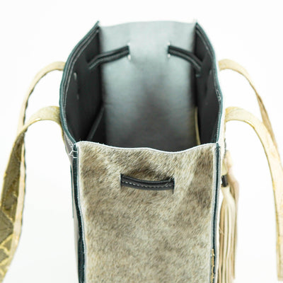 Mini Lainey - Light Brindle w/ Golden Hills Navajo-Mini Lainey-Western-Cowhide-Bags-Handmade-Products-Gifts-Dancing Cactus Designs